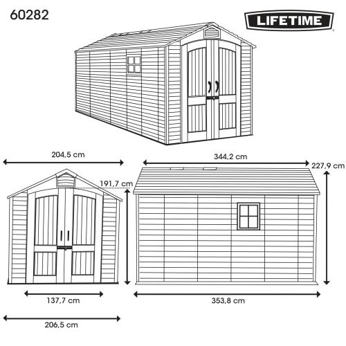domek plastikowy LIFETIME model 60282