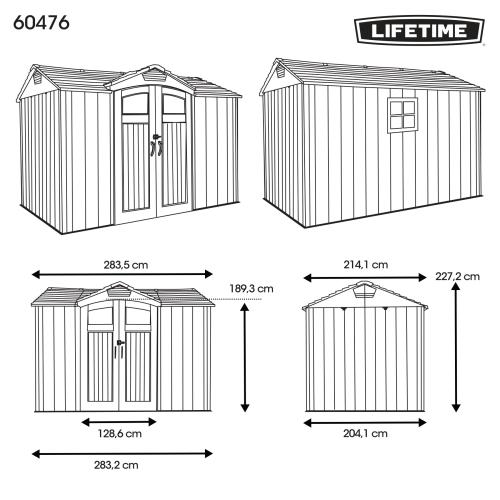 domek plastikowy LIFETIME model 60476