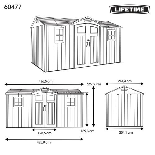 domek plastikowy LIFETIME model 60477