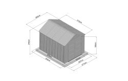 plastový domek LANITPLAST MONTANA 810