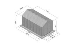 plastový domek LANITPLAST MONTANA 814