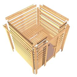 finská sauna KARIBU TILDA (6174) - V207