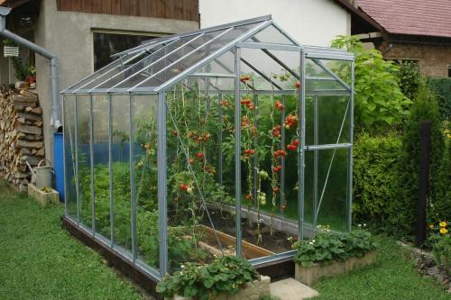 skleník LANITPLAST LIMES Viva V6/2 čiré sklo 3 mm