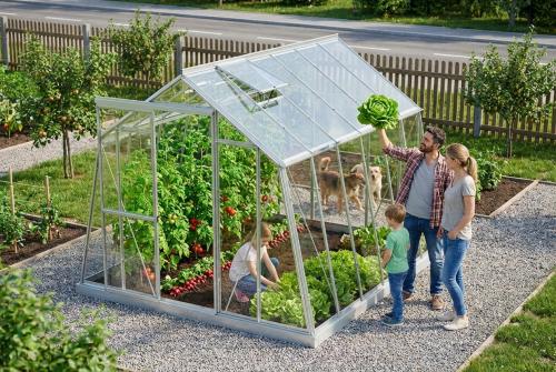 skleník LANITPLAST LIMES Viva V7/6 čiré sklo 3 mm