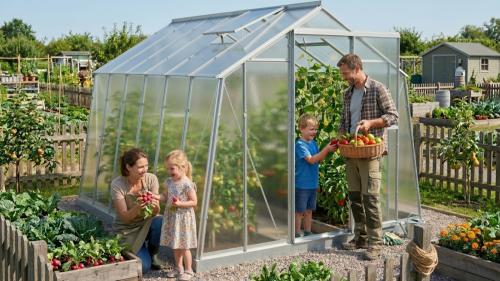 skleník LIMES Hobby H7/6 2,47x5,95 m rozptylové sklo 4 mm