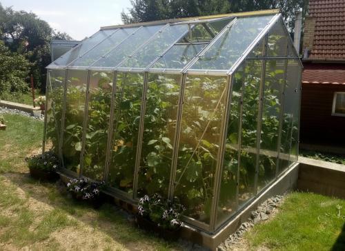 skleník LIMES Hobby H7/6 čiré kalené sklo 4 mm