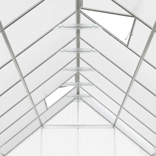 skleník LANITPLAST SARANA 8x14 PC 4 mm strieborný