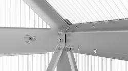 skleník LANITPLAST SARANA 6x8 PC 4 mm stříbrný - V212