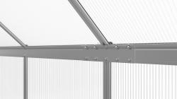 skleník LANITPLAST SARANA 6x8 PC 4 mm stříbrný - V212