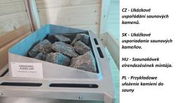 saunová kamna KARIBU 9 kW (1115) s řídicí WIFI jednotkou a ovládáním přes aplikaci