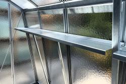 plechová police LIMES - délka 1,5 m (pro modely H6 a V6)