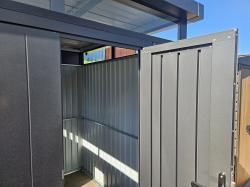 plechový domek LANITPLAST MARBURG 108 ANTRACIT - V213