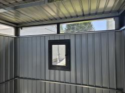 plechový domek LANITPLAST MARBURG 108 ANTRACIT - V213