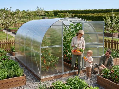 skleník LANITPLAST KYKLOP2 SE 3x4 m PC 6 mm