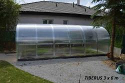 skleník LANITPLAST TIBERUS SE 3x4 m PC 4 mm