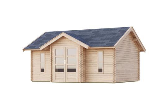 dřevěný domek KARIBU NORDLAND (48359) natur