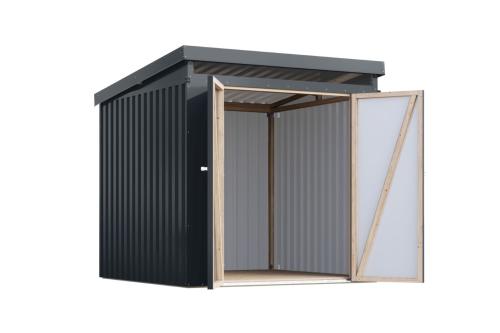 plechový domek KARIBU IRIDIUM 2 (48395) antracit