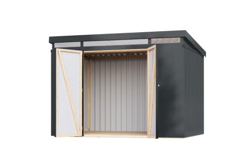 plechový domek KARIBU IRIDIUM 3 (48455) antracit