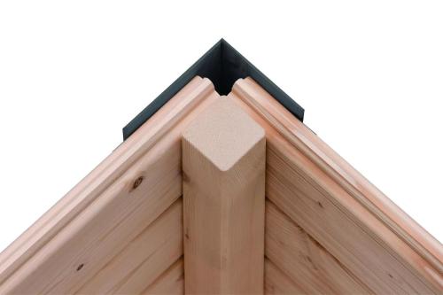 hybridní domek KARIBU SATURN (48350) natur / antracit