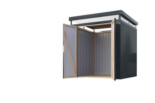 plechový domek KARIBU AURUM 2 (53663) antracit