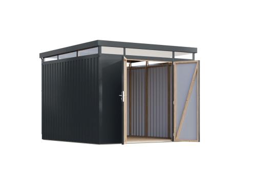 plechový domek KARIBU AURUM 3,5 (53673) antracit