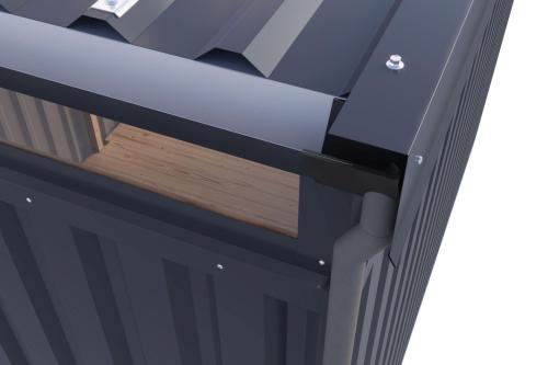 plechový domek KARIBU AURUM 3,5 (53673) antracit