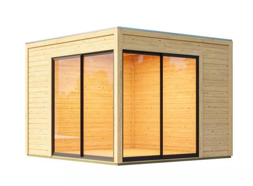 dřevěný domek KARIBU DICE 3 (50551) natur