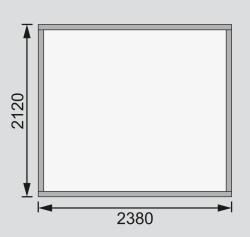 dřevěný domek KARIBU KERKO 3 (82926) natur - V216