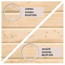 dřevěný domek KARIBU KERKO 3 (82926) natur - V216