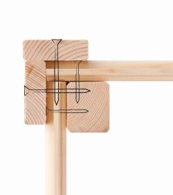 dřevěný domek KARIBU KERKO 3 (82926) natur - V216