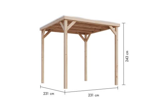 zahradní altán KARIBU CUBECO (48369)