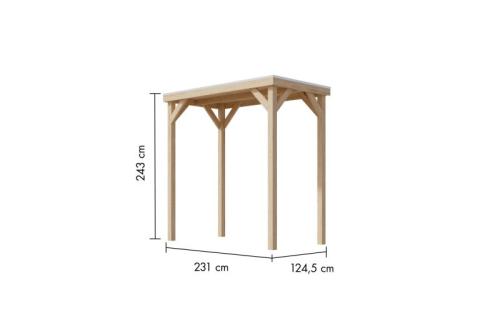 zahradní altán KARIBU CUBECO MINI (48360)