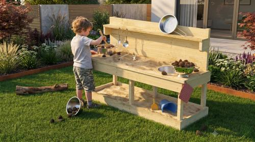 venkovní kuchyňka KARIBU SANDY (89382) natur