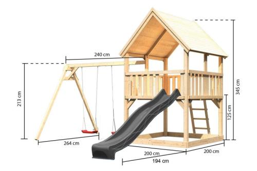 dětské hřiště KARIBU LUIS 49031