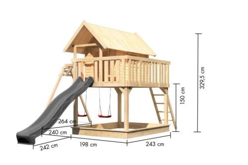 dětské hřiště KARIBU FIDEL 49963