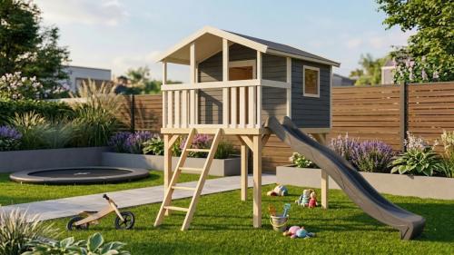 dětské hřiště KARIBU BENJAMIN 49564 terragrau