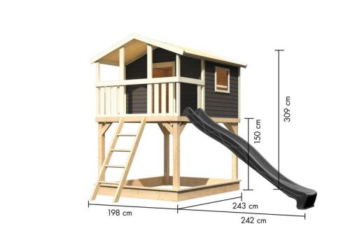 dětské hřiště KARIBU BENJAMIN 49564 terragrau