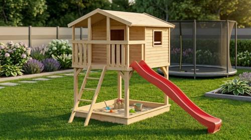 dětské hřiště KARIBU BENJAMIN 91205 natur