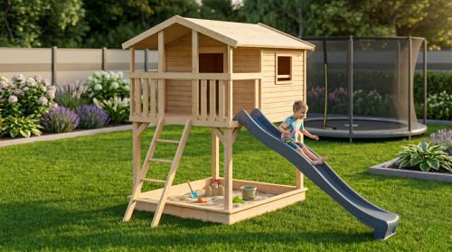 dětské hřiště KARIBU BENJAMIN 49563 natur