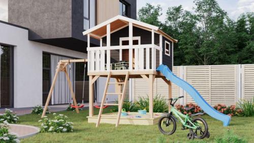 dětské hřiště KARIBU BENJAMIN 97783 terragrau