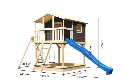 dětské hřiště KARIBU BENJAMIN 97783 terragrau