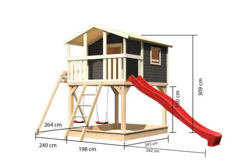 dětské hřiště KARIBU BENJAMIN 97784 terragrau