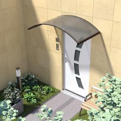 stříška nad dveře LANITPLAST ARCUS 160/90 hnědá - V222
