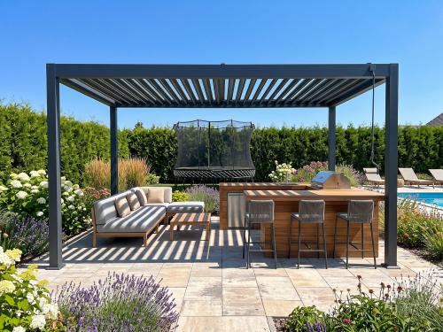 bioklimatická pergola LANITPLAST ALUGARDEN 4x3 m