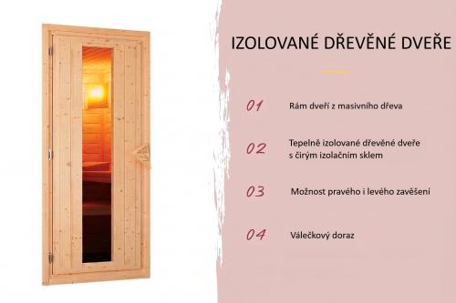 finská sauna KARIBU BODIN (75629)