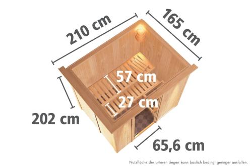 finská sauna KARIBU BODIN (75630)