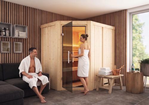 finská sauna KARIBU CARIN (75674)