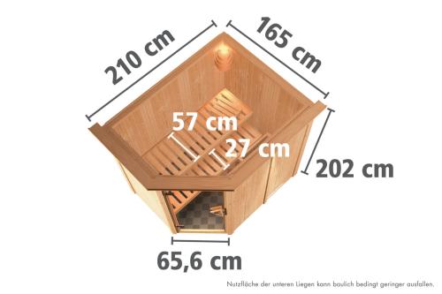 finská sauna KARIBU CARIN (75667)