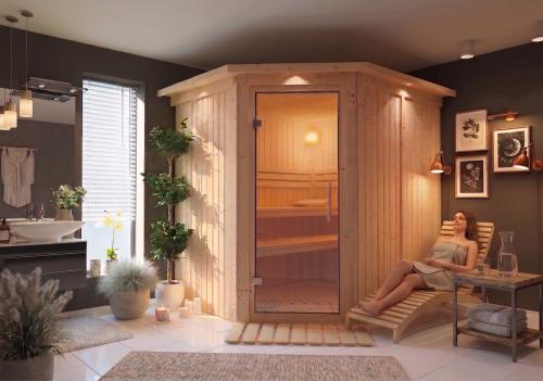 finská sauna KARIBU SIIRIN (85607)