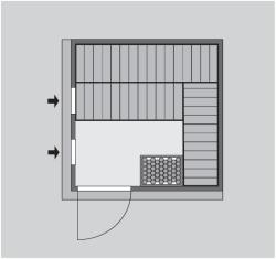 finská sauna KARIBU RODIN (75722)